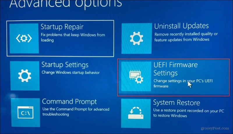 Bagaimana untuk membuka BIOS pada Windows 11