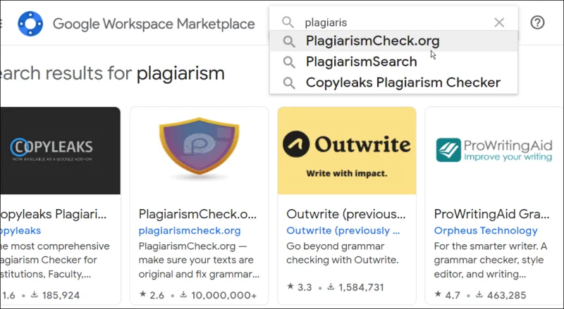 Cara Menyemak Plagiarisme dalam Dokumen Google