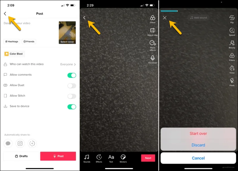 Cómo eliminar un video de TikTok de tu cuenta