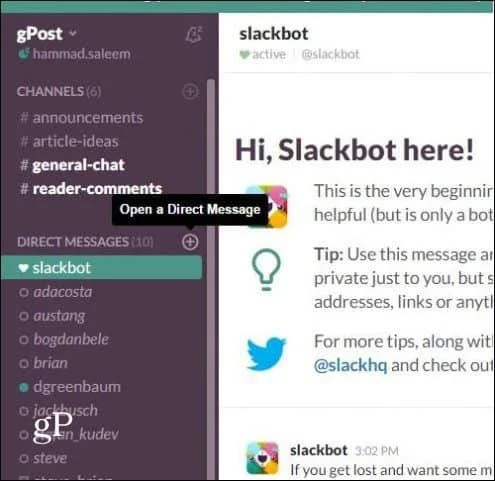 Petua Slack: Buat Sembang Kumpulan dengan Cepat