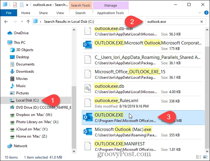 Cara Mematikan Anak Tetingkap Bacaan untuk Semua Folder Sekaligus dalam Outlook