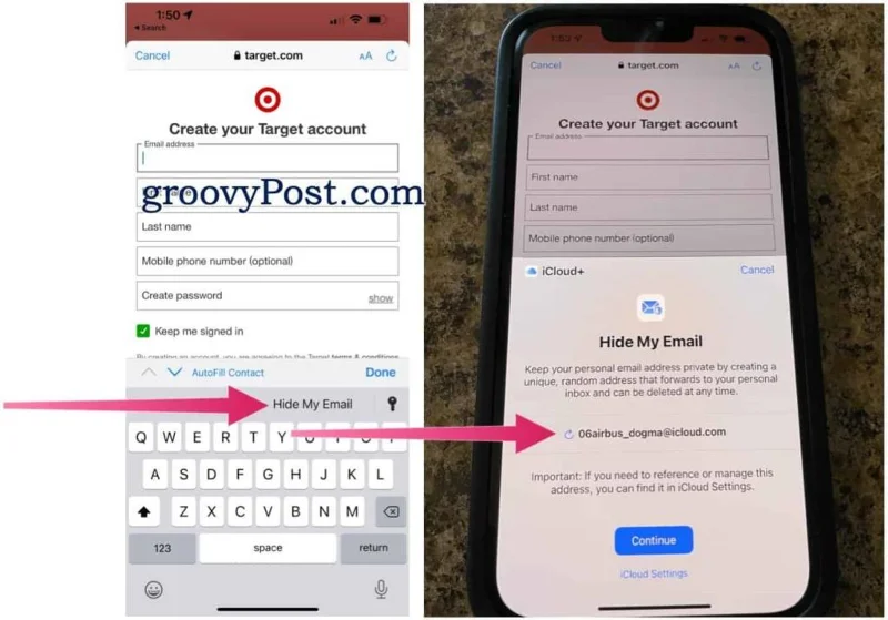 Cara Menggunakan Sembunyikan E-mel Saya dalam iCloud+