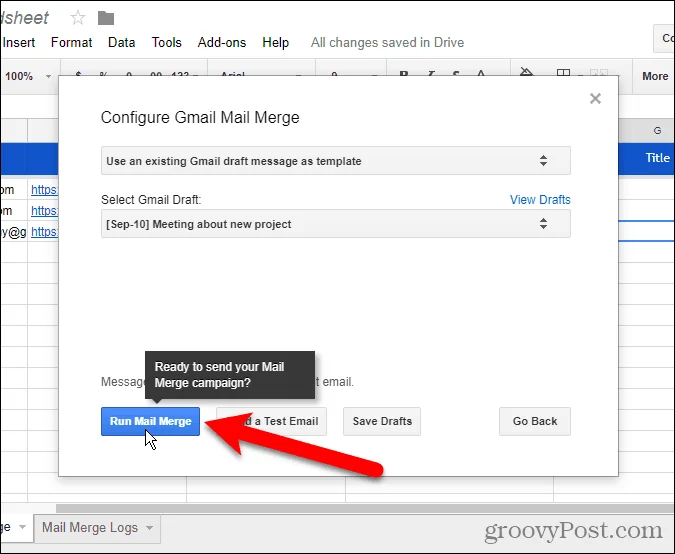 Cara Membuat E-mel Massa Diperibadikan Menggunakan Gabungan Mel untuk Gmail