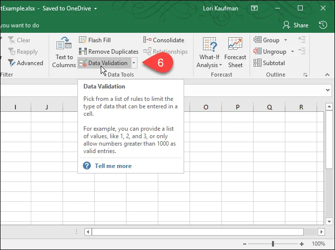 Cara Membuat Senarai Drop-Down Menggunakan Pengesahan Data dalam Microsoft Excel