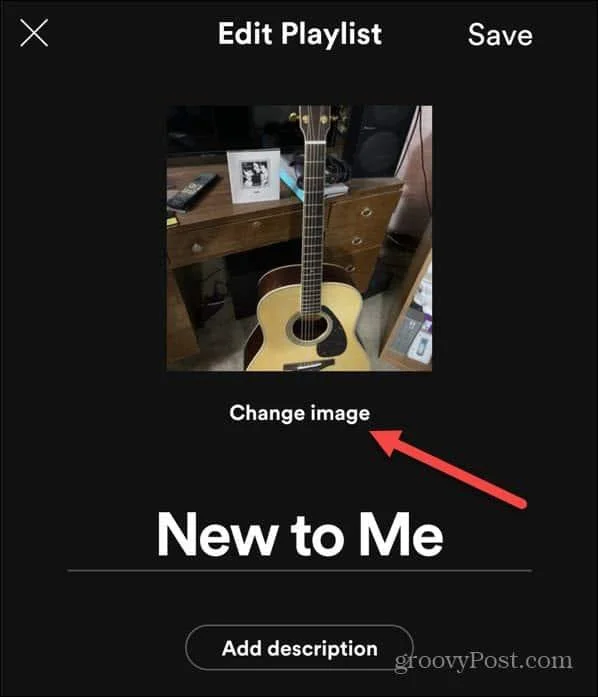 Come modificare l'immagine della playlist di Spotify