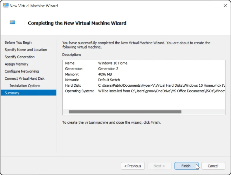 Cómo crear una máquina virtual en Windows 11