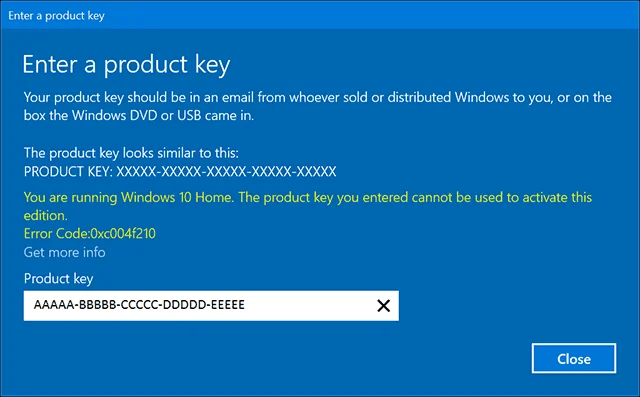 Arreglar la herramienta de creación de medios de Windows 10 de manera predeterminada a Inicio en lugar de Pro