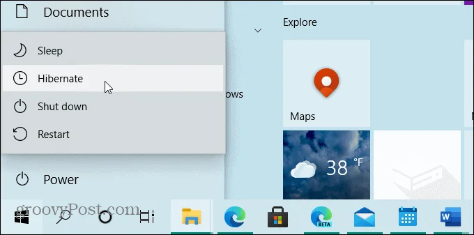 Come abilitare la modalità ibernazione su Windows 10
