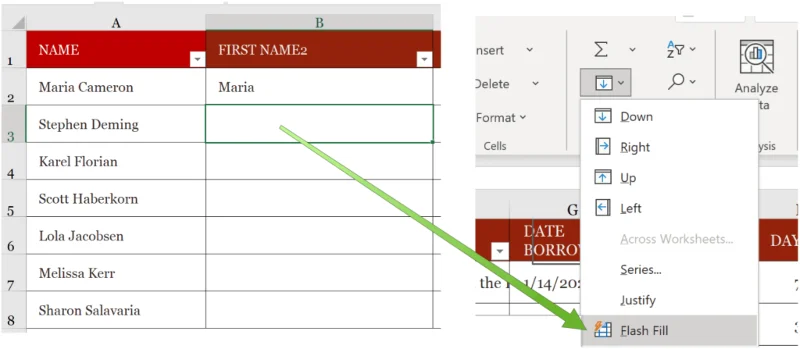 Cara Membahagikan Data Microsoft Excel kepada Berbilang Lajur