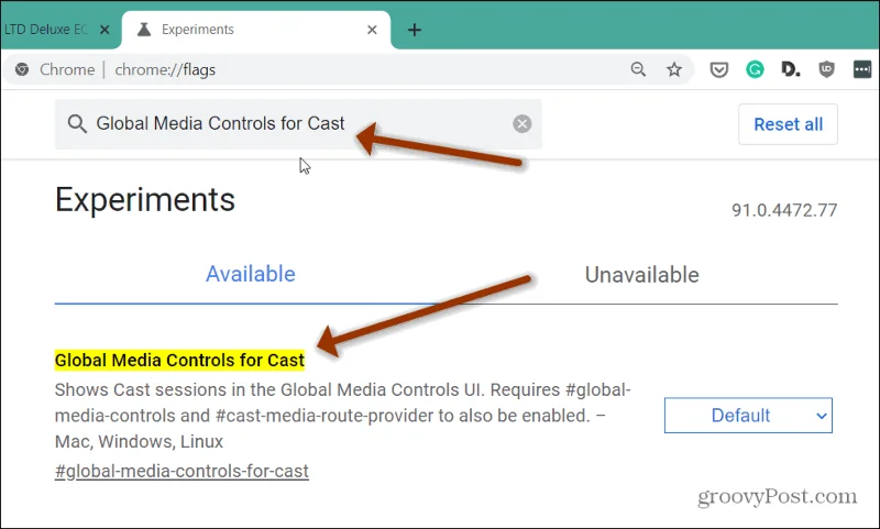 Cómo deshabilitar los controles multimedia de Chromecast en Google Chrome
