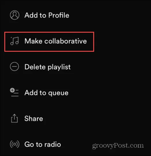 Come creare una playlist collaborativa su Spotify