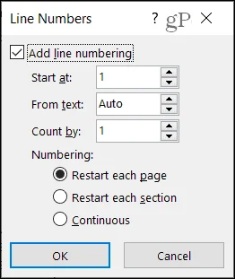 So aktivieren und passen Sie Zeilennummern in Microsoft Word an