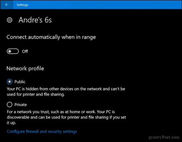 Cara Menukar Profil Rangkaian Anda kepada Awam atau Peribadi dalam Windows 10