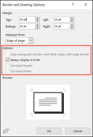 Comment ajouter une bordure à une page dans Microsoft Word