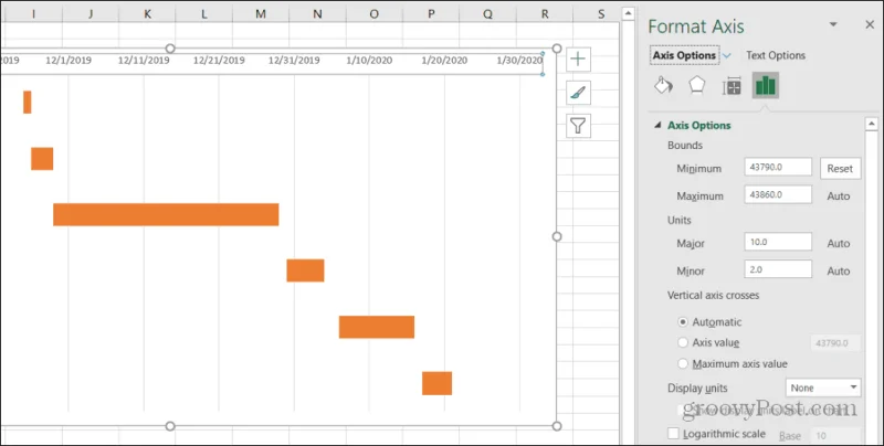 Cara Membuat Carta Gantt dalam Excel