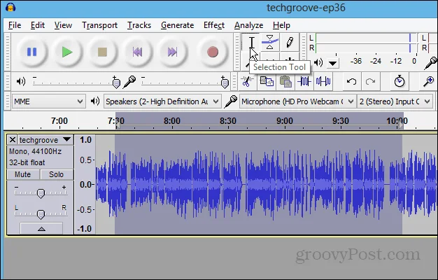 Cara Menggunting Segmen Audio Podcast atau MP3 Lain