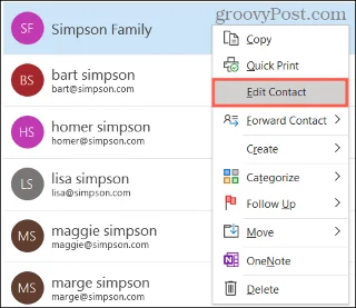 Cómo crear un grupo de contactos o una lista de distribución en Outlook