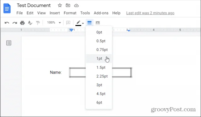 Como adicionar e formatar uma caixa de texto no Google Docs