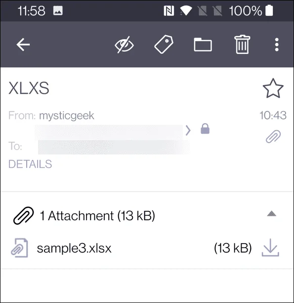 Ouverture de fichier XLSX