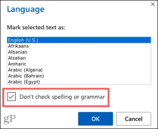Cómo desactivar el corrector ortográfico en Microsoft Word