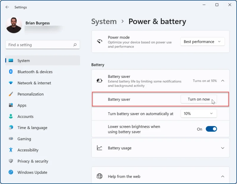 7 formas de mejorar la duración de la batería en Windows 11