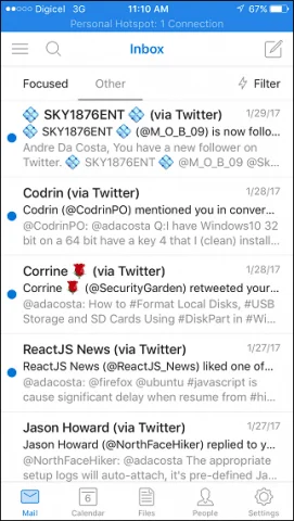 Ordenar correos electrónicos importantes usando la bandeja de entrada enfocada para Outlook