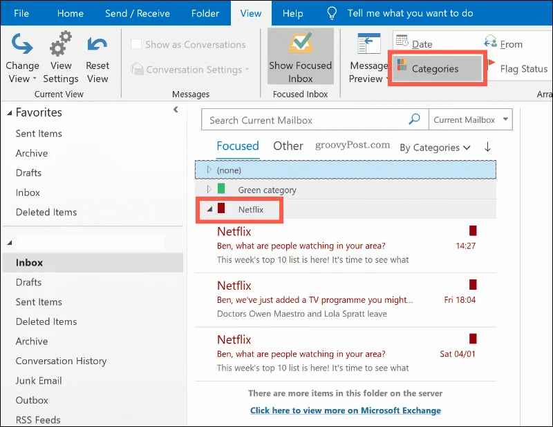 Cara Menonjolkan E-mel Penting dalam Outlook