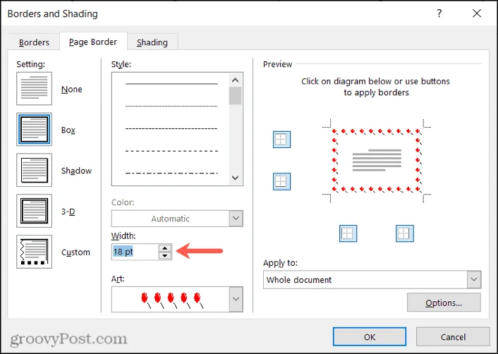 Comment ajouter une bordure à une page dans Microsoft Word