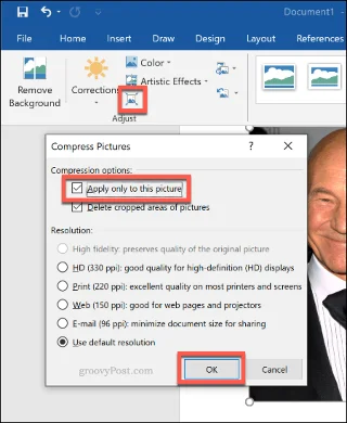 So bearbeiten Sie Bilder in Microsoft Word