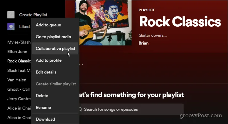 Come creare una playlist collaborativa su Spotify