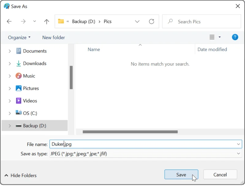 Cara Menukar PNG kepada JPG pada Windows 11