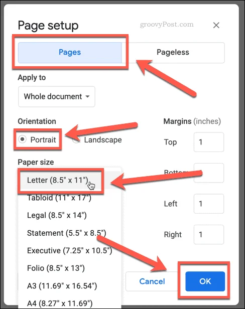 วิธีสร้างหนังสือใน Google Docs