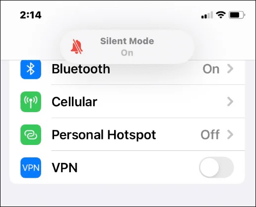 Cara Mendayakan dan Lumpuhkan Mod Senyap pada iPhone