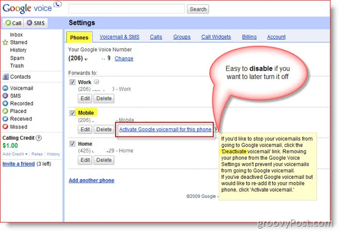 Cara Mendayakan Google Voice Dengan Nombor Sedia Ada Anda