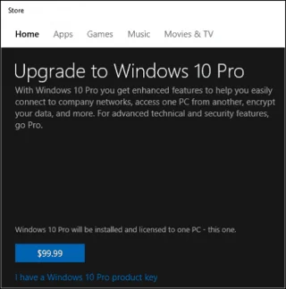 Hoe u Windows 10 Home naar Pro kunt upgraden
