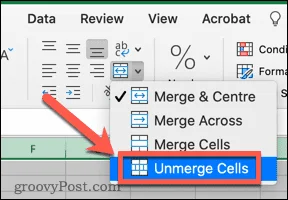 Cara Mencari Sel Bercantum dalam Excel (Dan Buangnya)