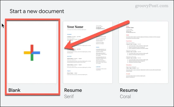 Impostazioni di pagina in Google Docs