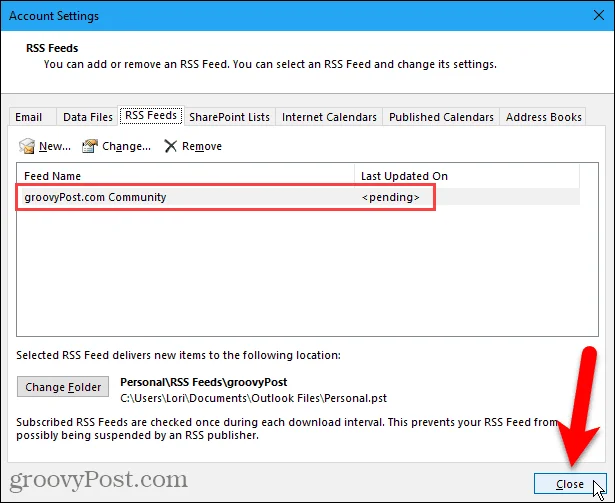 Cara Menambah Suapan RSS ke Microsoft Outlook