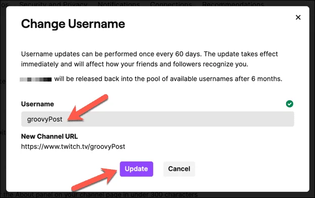 Cómo cambiar tu nombre de Twitch