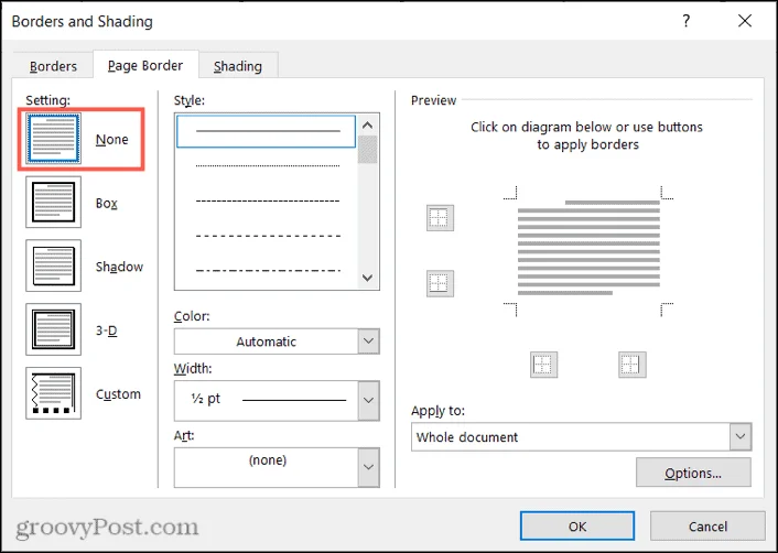 Comment ajouter une bordure à une page dans Microsoft Word