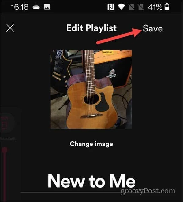 Come modificare l'immagine della playlist di Spotify
