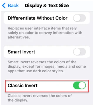 Bagaimana untuk Menyongsangkan Warna pada iPhone