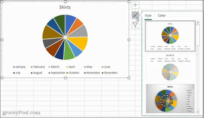 Cara Membuat Carta Pai dalam Microsoft Excel