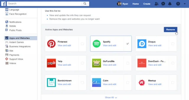 Cómo desvincular Spotify de tu cuenta de Facebook