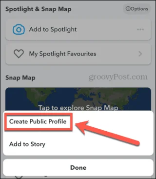Cómo hacer un perfil público en Snapchat