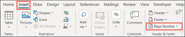 Cómo insertar encabezados y pies de página personalizados en Microsoft Word