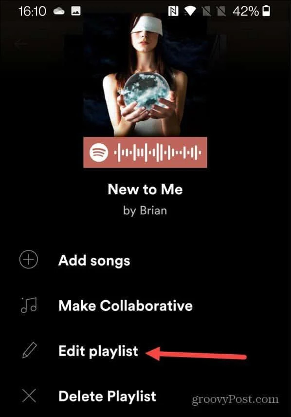 Come modificare l'immagine della playlist di Spotify