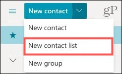 Cómo crear un grupo de contactos o una lista de distribución en Outlook