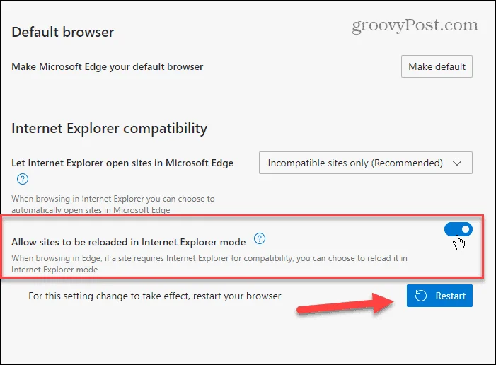 Cómo abrir sitios web en modo Internet Explorer desde Edge