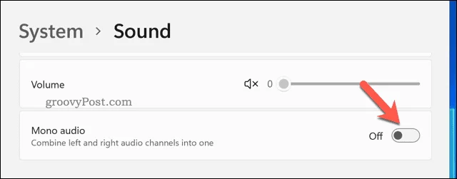 Cara Mendayakan atau Lumpuhkan Audio Mono pada Windows 11